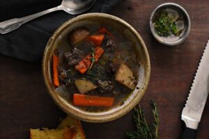 Beef stew with red wine