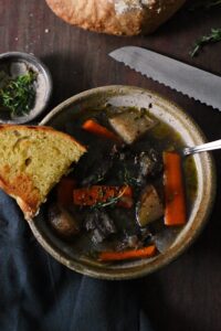 Beef stew with red wine