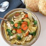 Nourishing chicken noodle soup