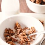 granola with coconut milk