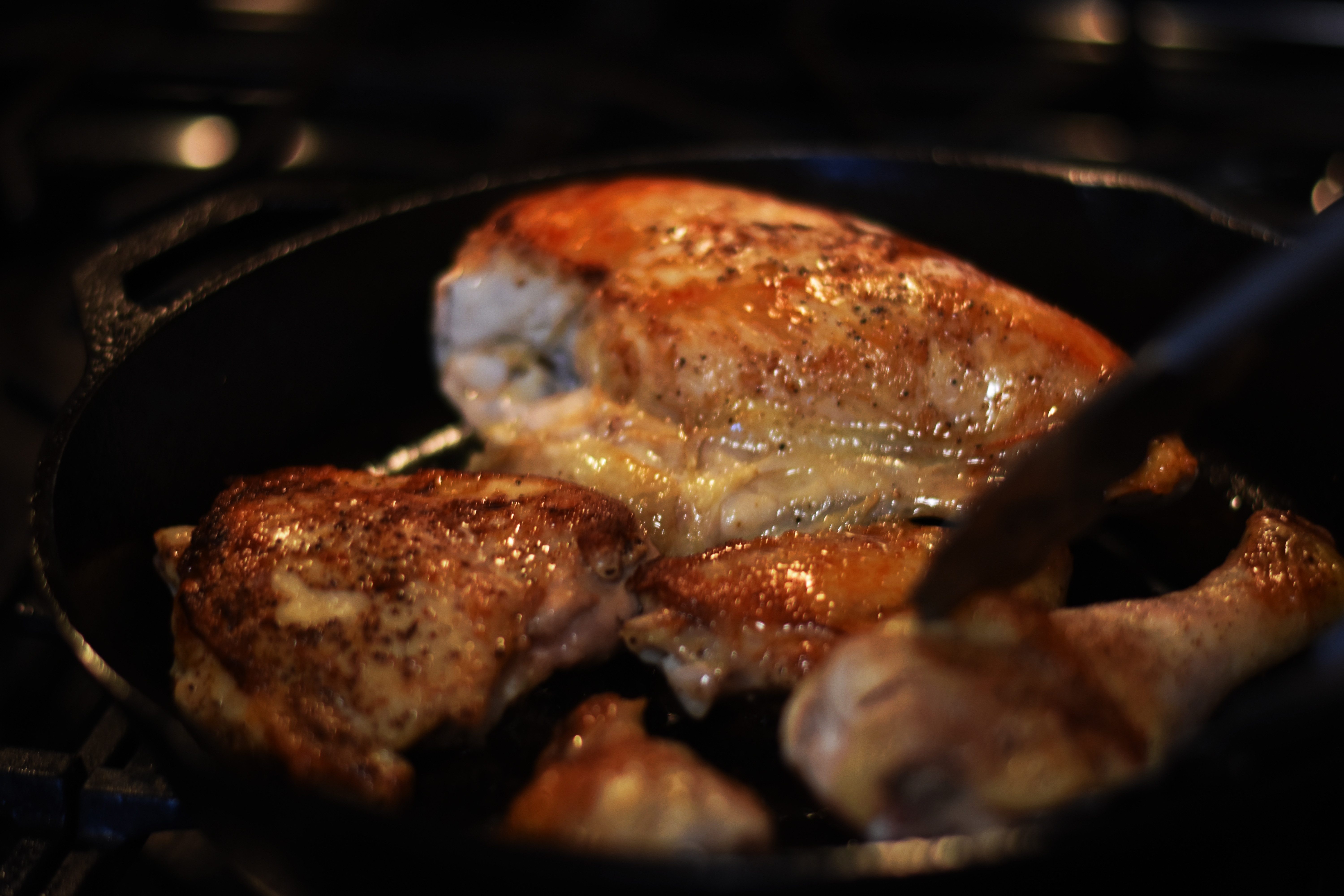 thyme and rosemary roasted chicken