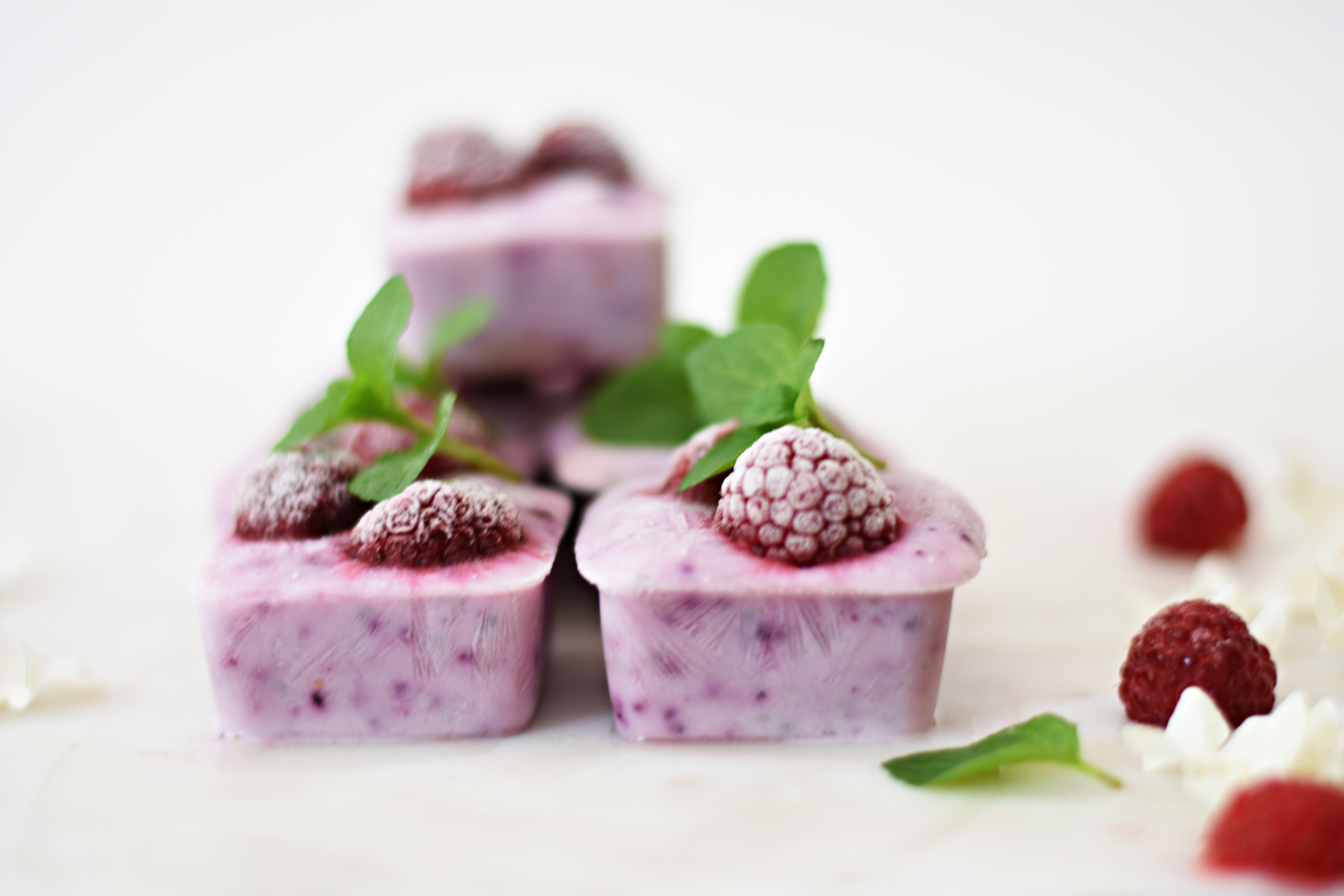 Frozen Yogurt and Chia bites