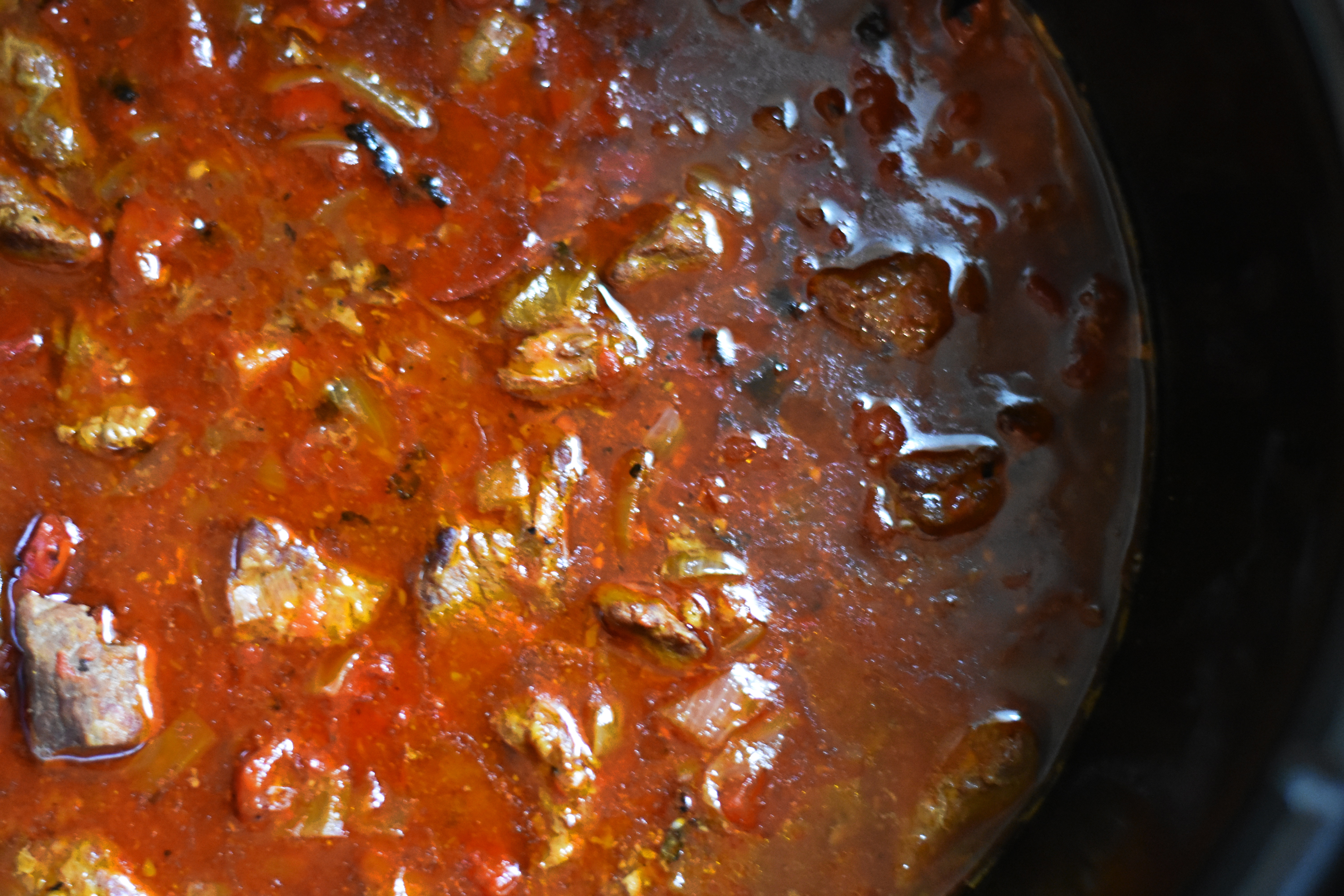 making beef tinga