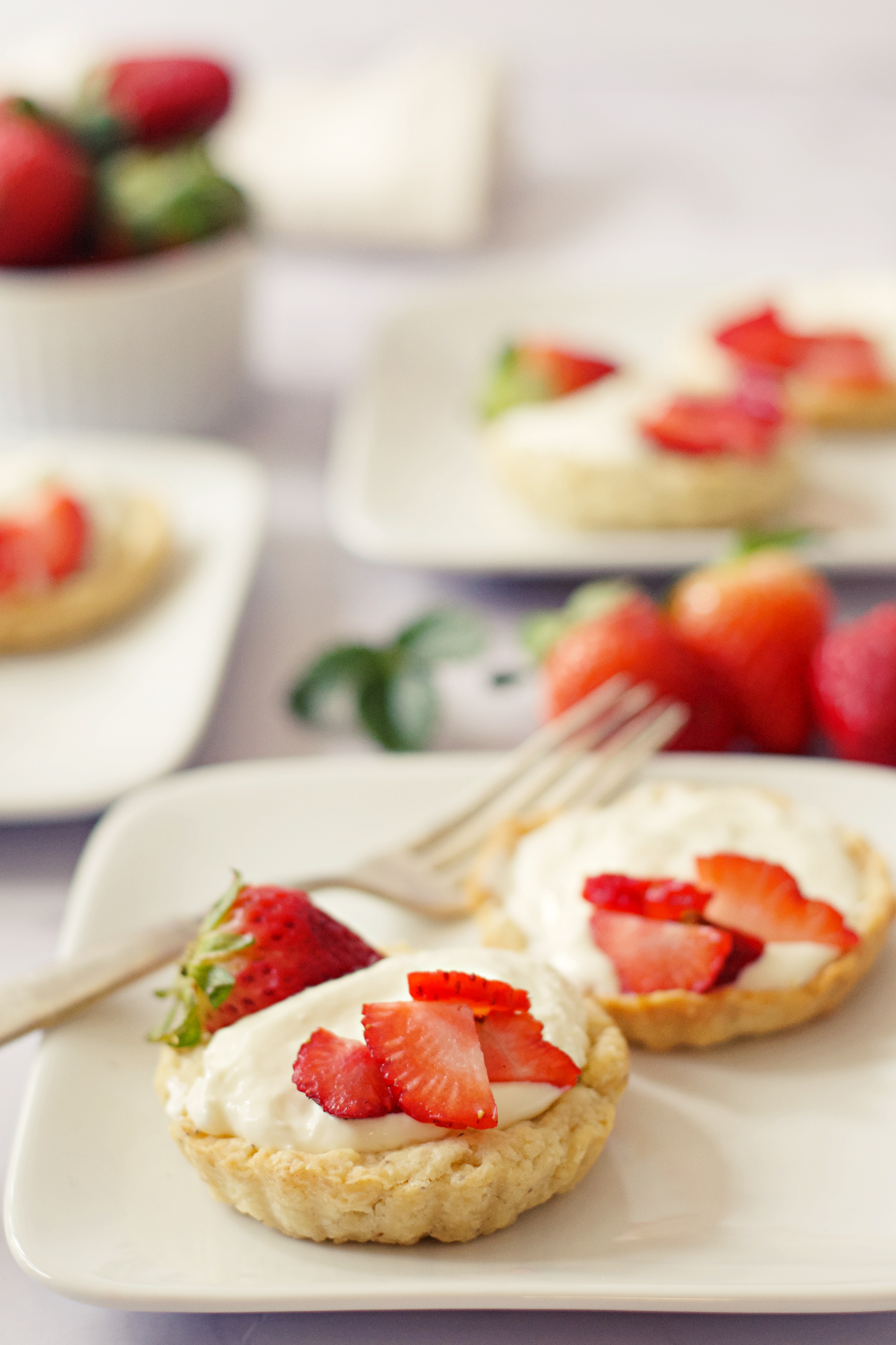 strawberry lemon tart