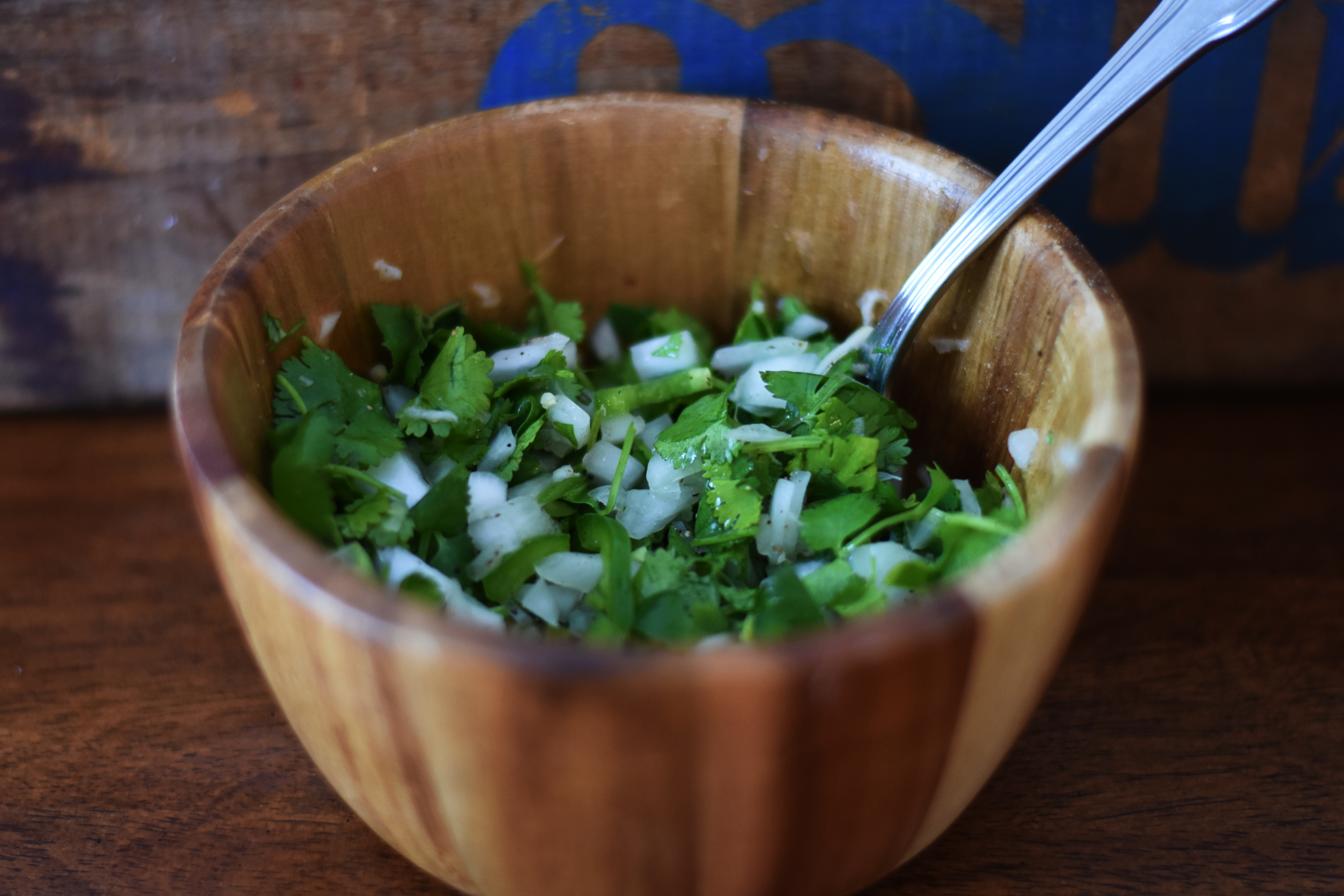 cilantro lime topping