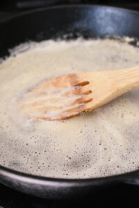 making browned butter