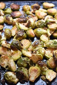 Brussels sprouts with garlic browned butter