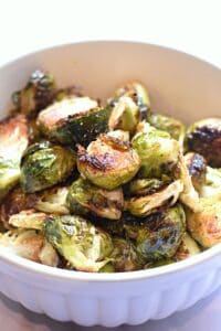 Brussels sprouts with garlic browned butter