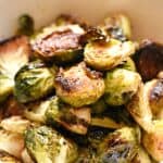 Brussels sprouts with garlic browned butter