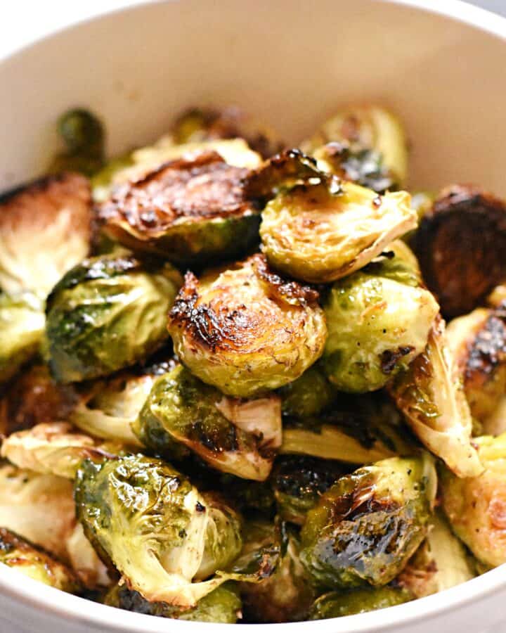 Brussels sprouts with garlic browned butter