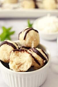 raw coconut macaroons