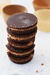 raw healthy peanut butter cups