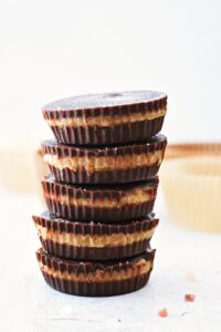 raw healthy peanut butter cups