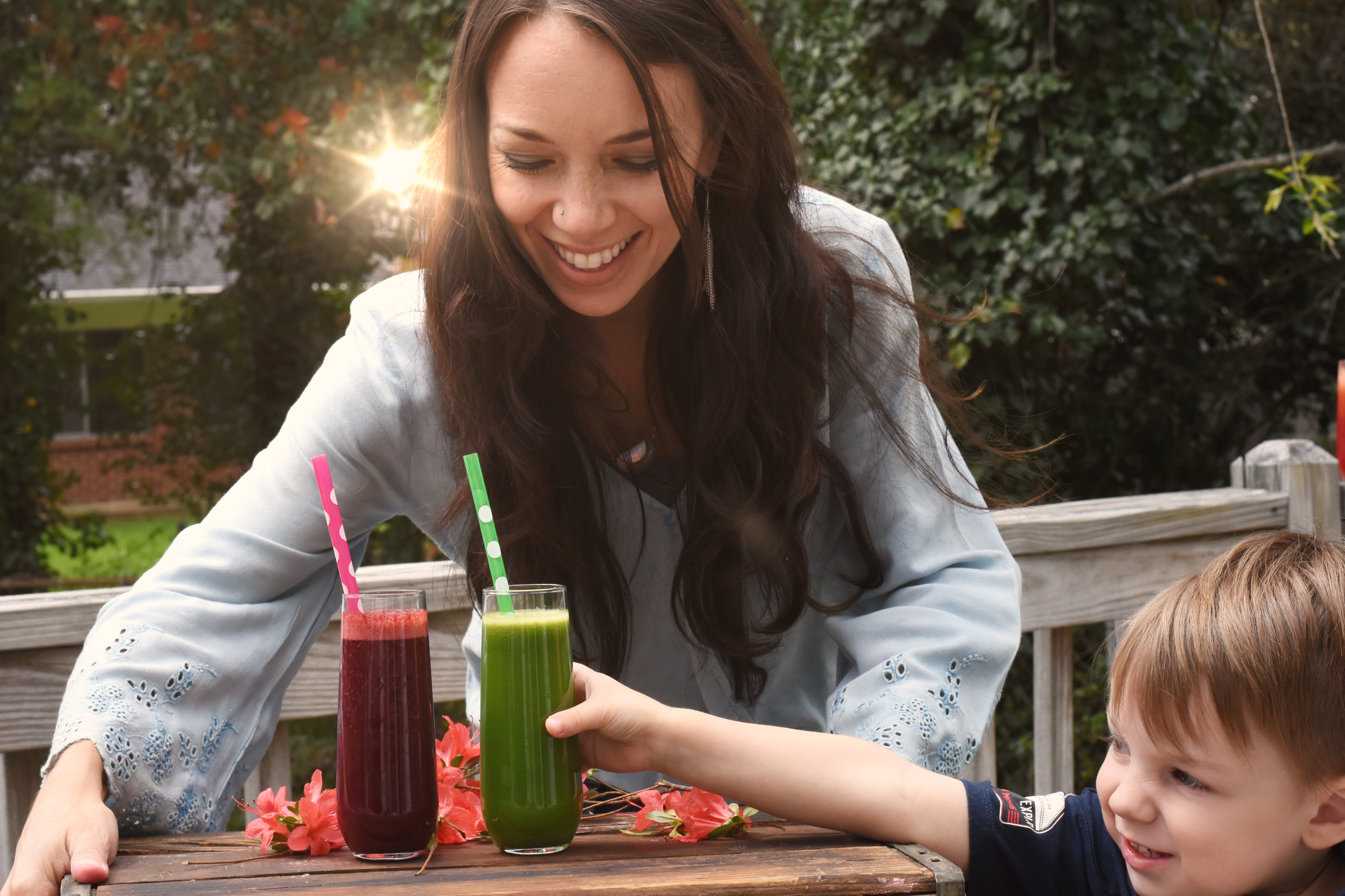 Fresh made juice 3 ways