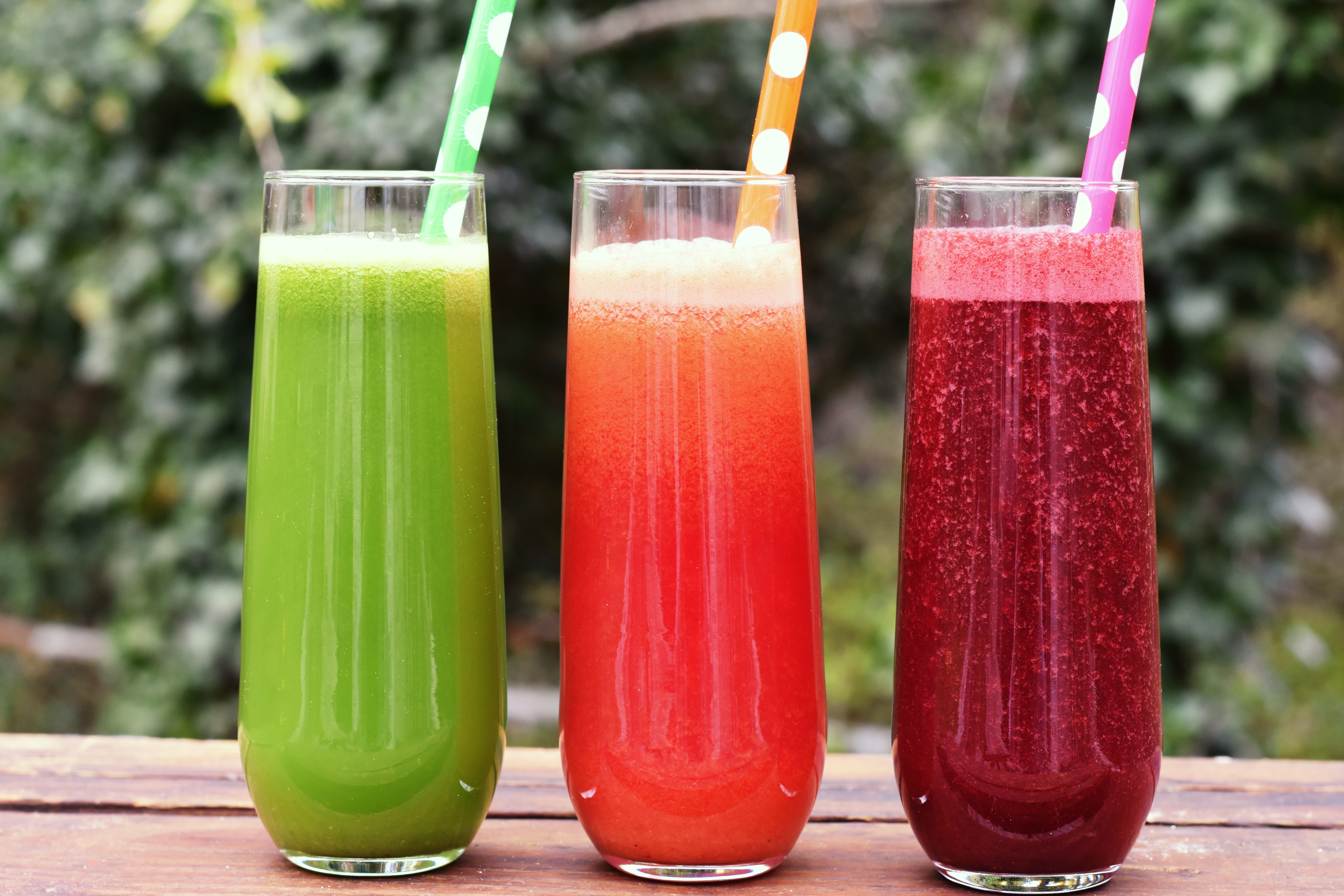 Fresh made juice 3 ways