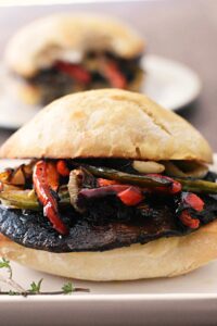 marinated portobello burgers