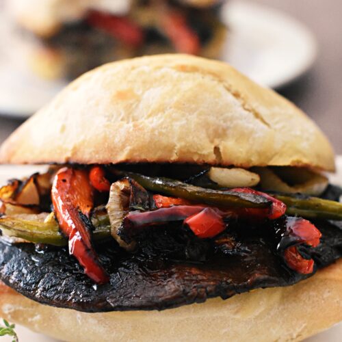 Marinated Portobello Burgers