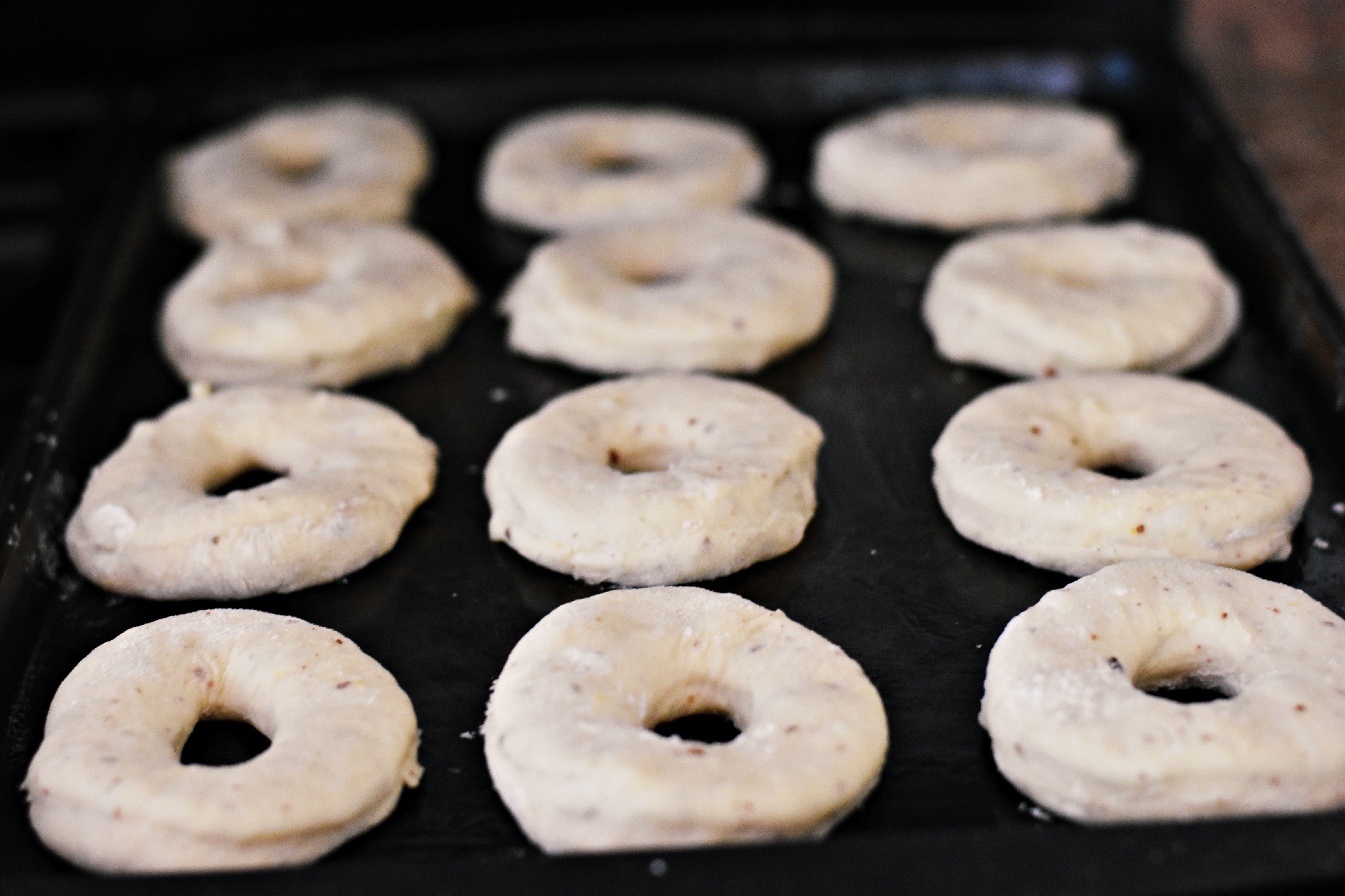 Making Vanilla donuts