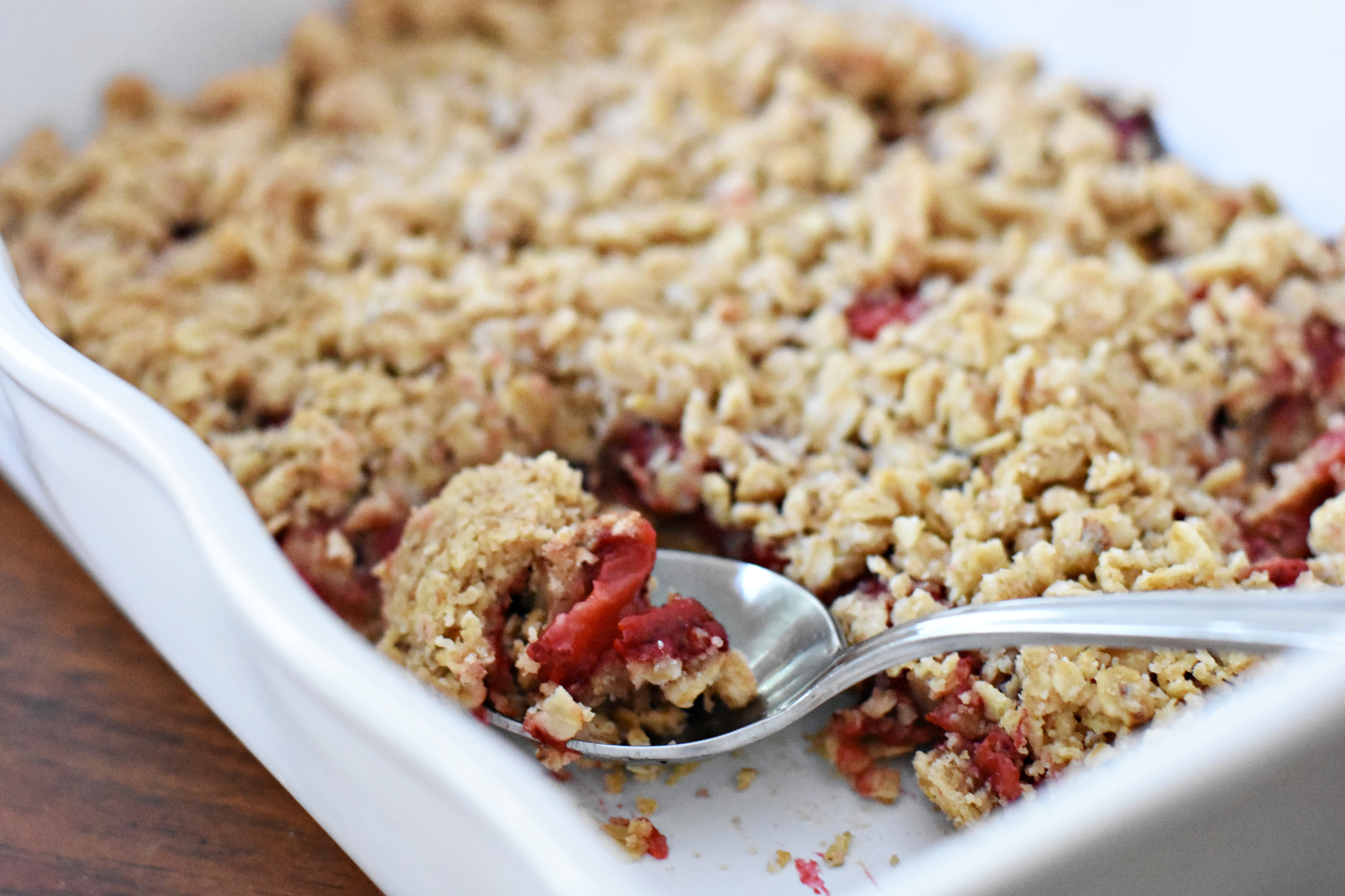 Strawberry Vanilla Oat Bars