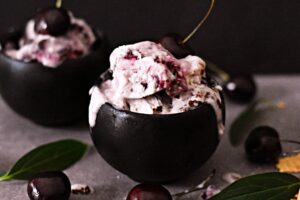 Cherry ice cream