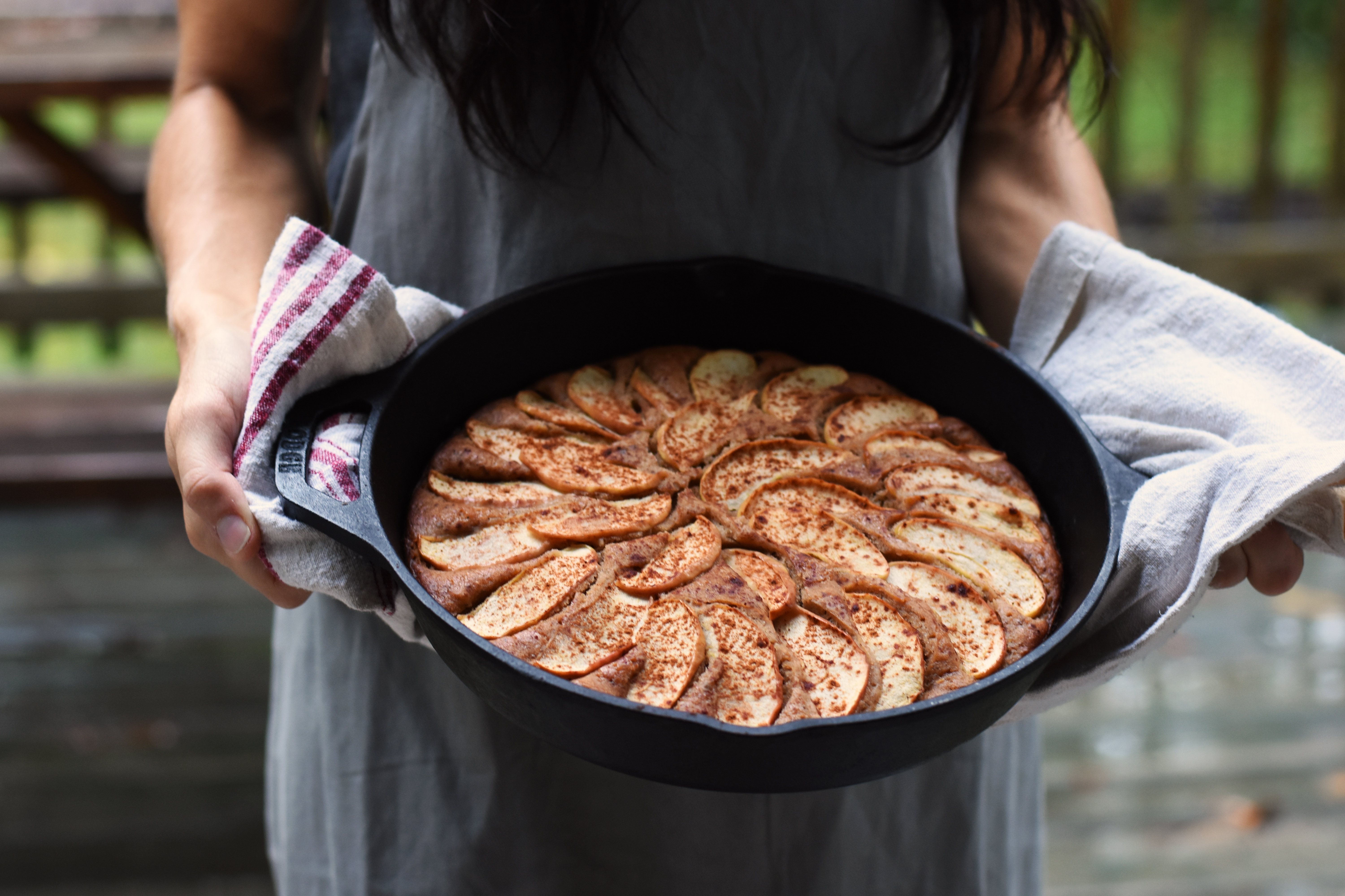 skillet apple cider cake