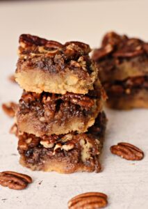 Gluten & Dairy free Pecan pie bars