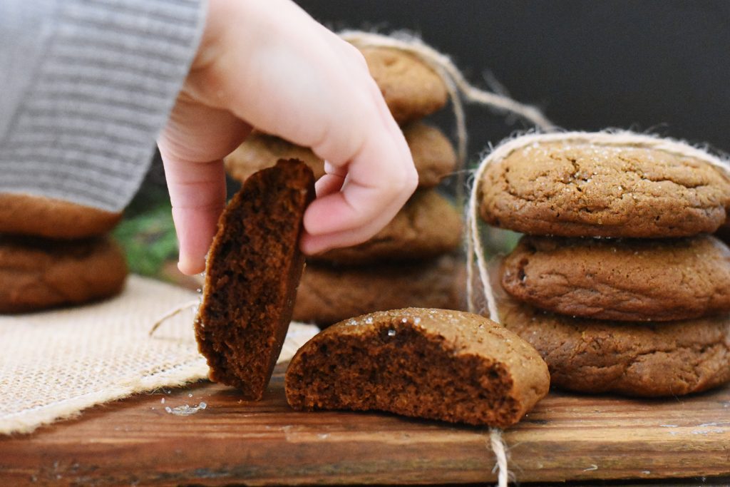 Soft gingerbread cookies