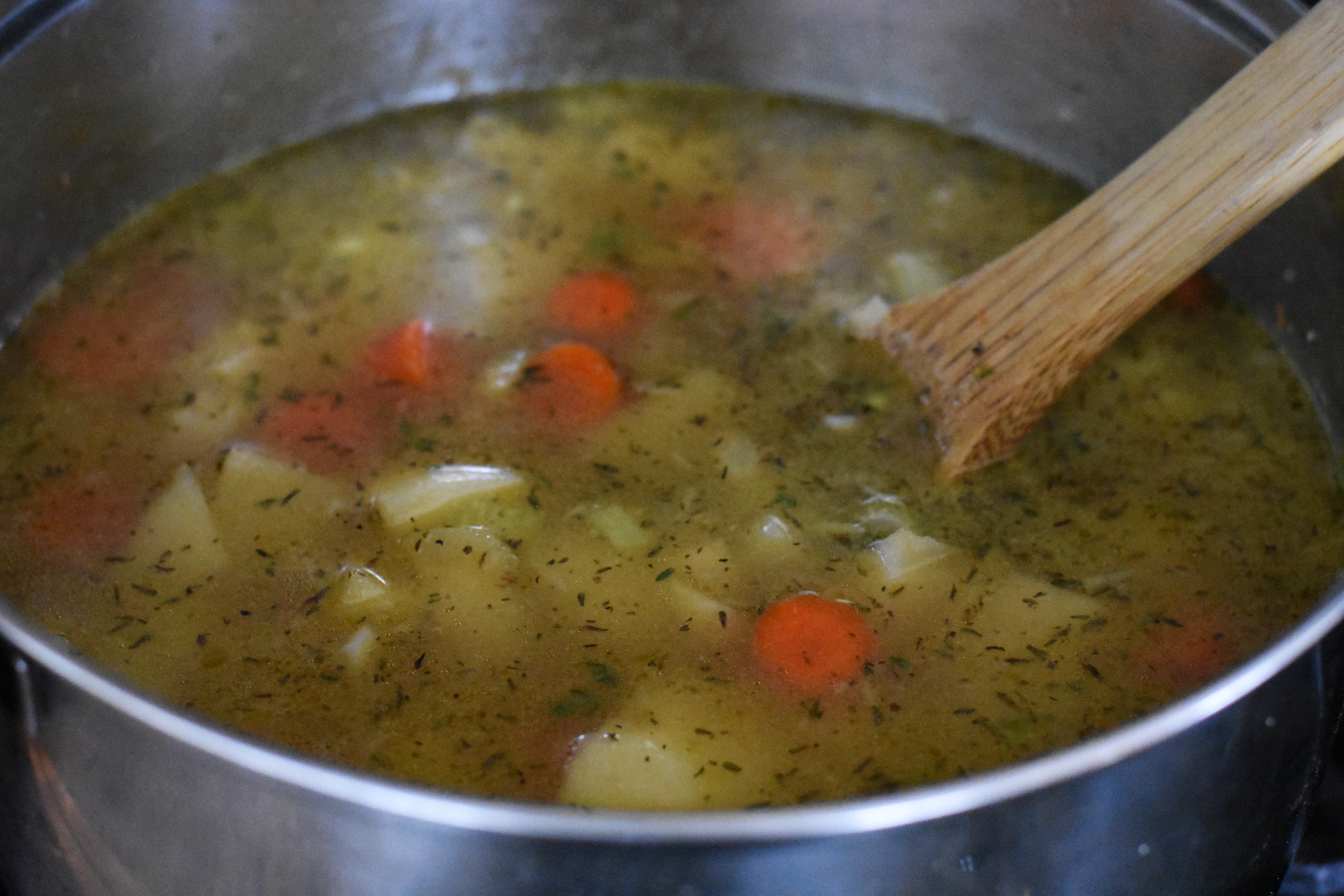 Making Potato Soup