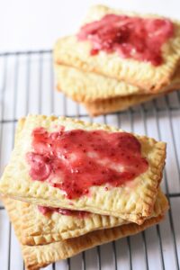 Homemade pop tarts with chia jam