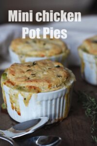 mini chicken pot pies