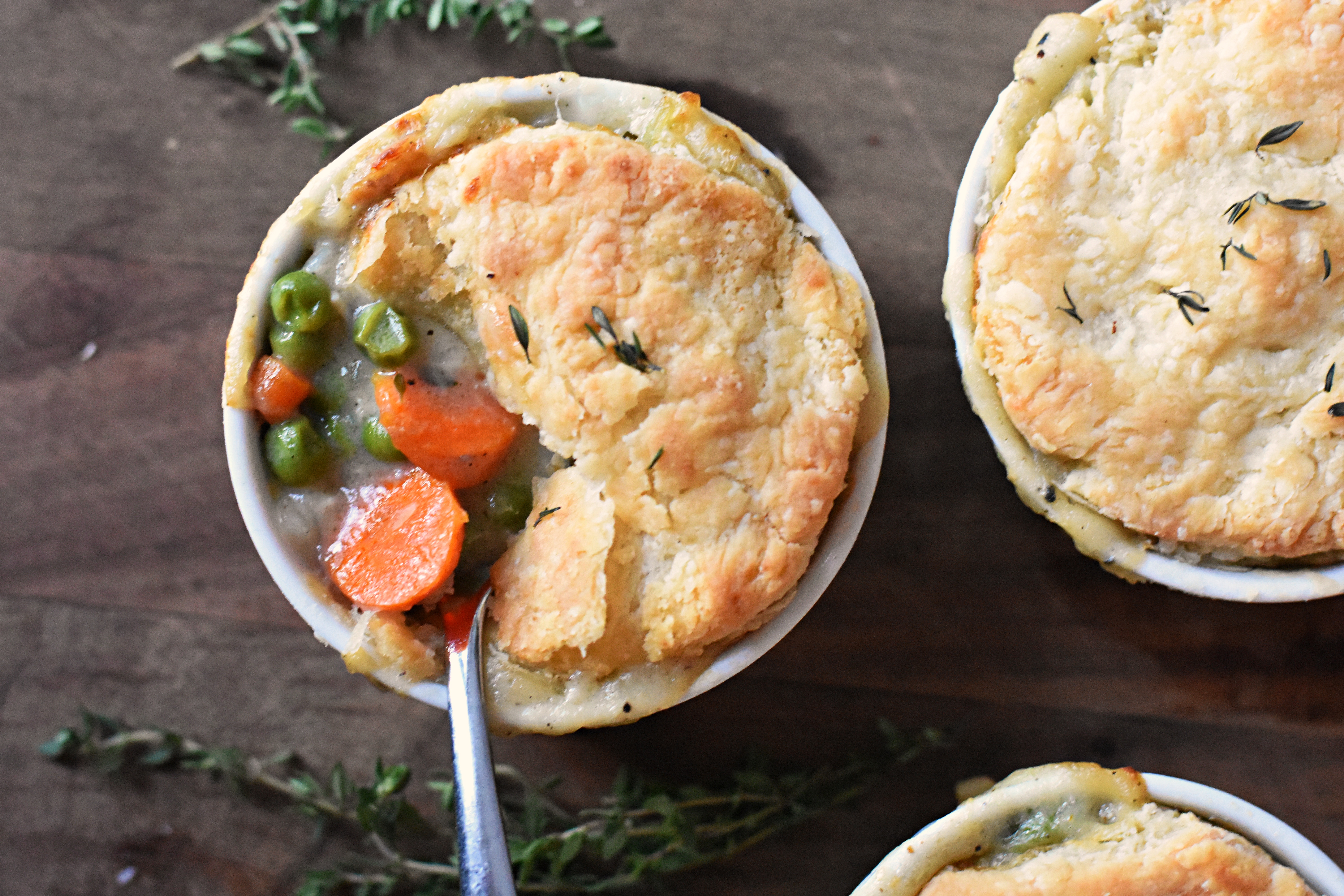 Homemade Mini Chicken Pot Pies