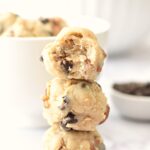 raw cookie dough balls