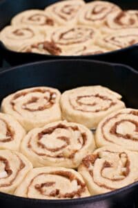 unbaked cinnamon rolls