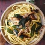 brown butter and sage pasta