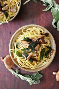 Brown butter and sage pasta