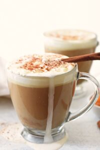 homemade pumpkin pie latte