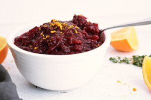 cinnamon orange cranberry sauce