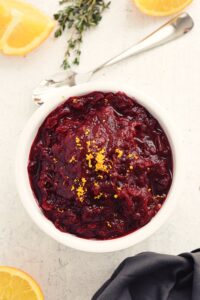 cinnamon orange cranberry sauce