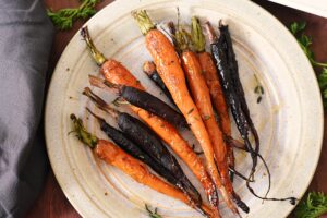 maple roasted carrots