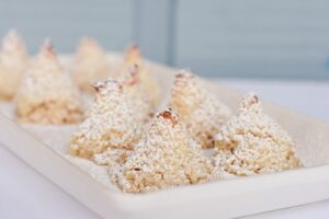 Christmas coconut macaroons