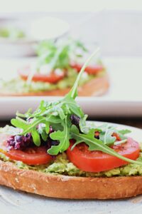 simple avocado toast