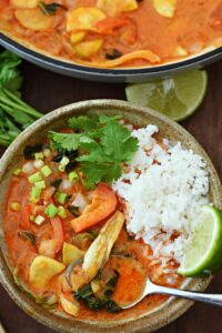 Vegetarian Thai red curry