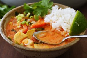 Vegetarian Thai red curry