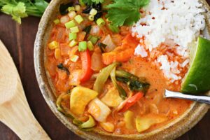 vegetarian Thai red curry