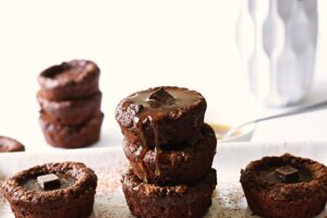 Vegan Salted Caramel Brownies