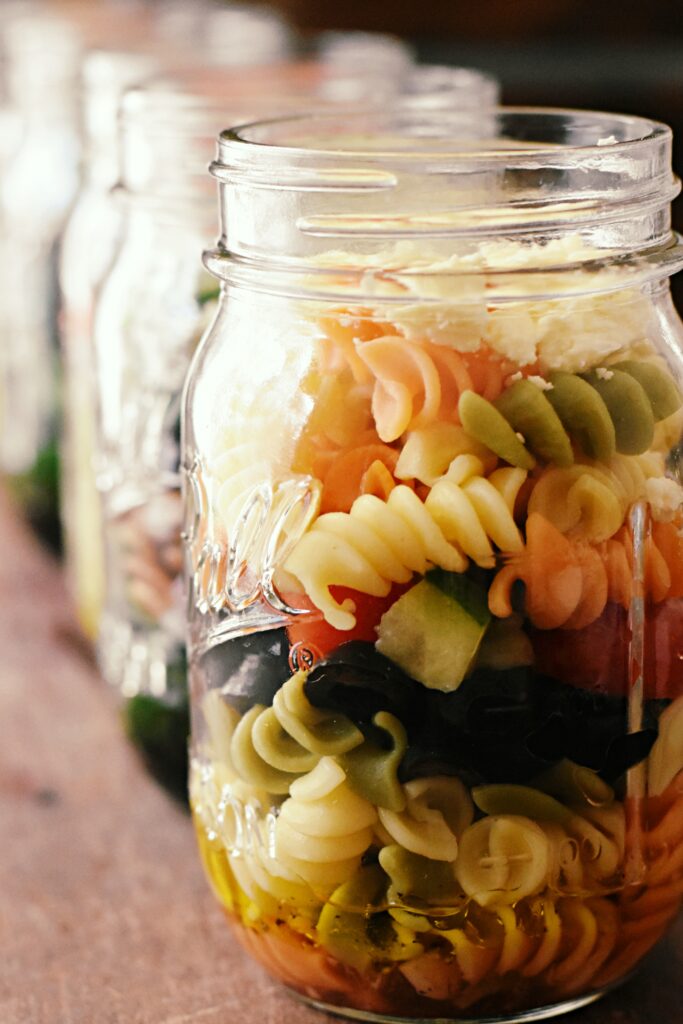 Mason Jar Salads 3 Ways vegetarian