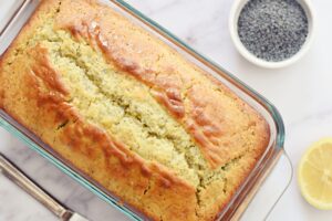 Lemon poppy seed bread