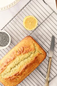 Lemon poppy seed bread