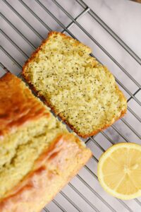 Lemon poppy seed bread