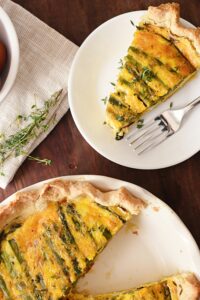 asparagus quiche